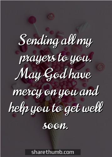 words of encouragement to get well soon